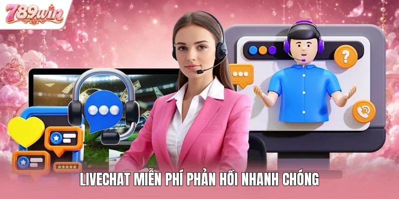 Livechat miễn phí phản hồi nhanh chóng